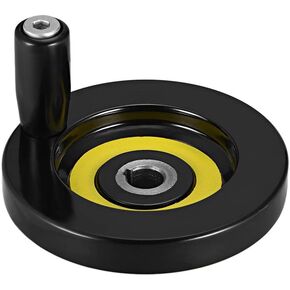 uxcell® Hand Wheel 80mm Diameter 10mm Hole Diameter for Milling Machine
