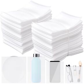 100 Pieces Cushion Foam Pouches for Packing Dishes Foam Packing Pouches Packing Sleeves for Dishes, Mug, Cup, Glasses, Packing Supplies for Moving, Packing, Transportation and Storage (8x10 inches)