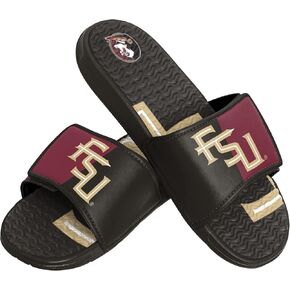 FOCO Florida State Seminoles NCAA Mens Colorblock Big Logo Gel Slide - XL