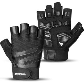 ATERCEL Gym Workout Gloves for Men and Women, Weight Lifting Gloves with Excellent Grip, Lightweight Fitness Gloves for Training, Cycling, Pull Ups, Exercise, Climbing, Rowing and Weightlifting