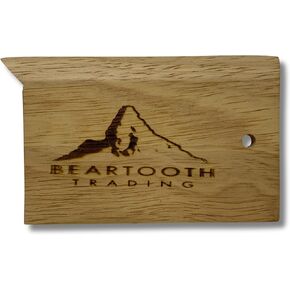 Wood Ice Scraper - Sustainable Wood Ice Scraper for Snowboarding, Splitboarding, and Skiing - Great for Removing Ice and Snow from Bindings and Surfaces