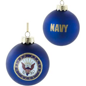 U.S. Navy Glass Ball Ornament, 80mm