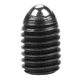 Ball Plunger, 10Pcs Hex Socket Screw Thread Carbon Steel M8 12mm 16mm 20mm 30mm (Optional) Ball Spring Plungers Set (M8*12(10PCS))
