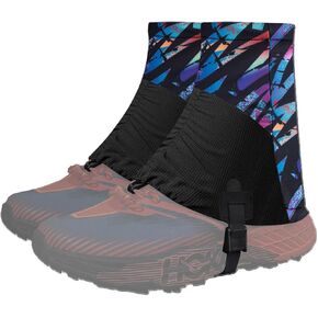 Trail Gaiters, Waterproof Low Shoe Protectors, Adjustable Boots Protectors for Hiking & Running - Prevents Debris in Shoes