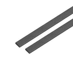 uxcell Carbon Fiber Strip Bars 1x3mm 400mm Length Pultruded Carbon Fiber Strips for Kites, RC Airplane 2 Pcs