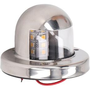 135° White LED Navigation Stern Light Marine Stern Light 12V DC Boat Anchor Lights IP66 Waterproof 2nm Visibility Yacht Navigation Anchor Lights for Marine Yachts Pontoon