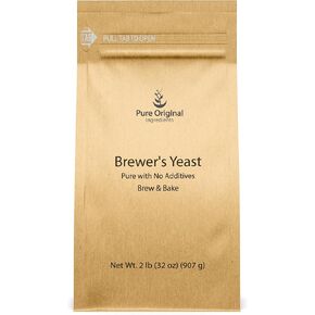 PURE ORIGINAL INGREDIENTS Brewer's Yeast (2 lb) Always Pure, No Fillers Or Additives, Non GMO