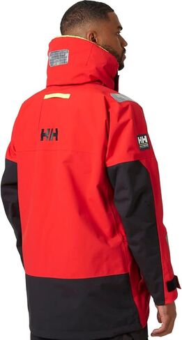 Helly Hansen Skagen Waterproof Jackets for Men Featuring Windproof Sailing Fabric and Packable Neon Yellow Hood, GOLD RUSH - X Large in Saudi Arabia