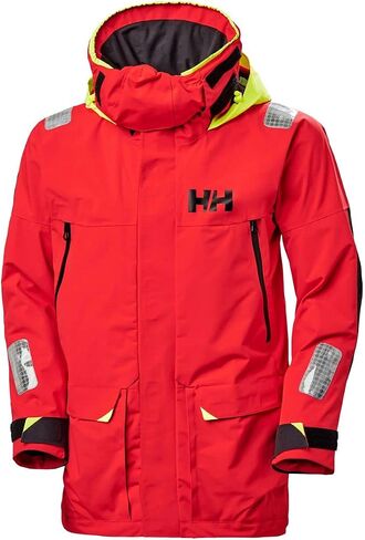 Helly Hansen Skagen Waterproof Jackets for Men Featuring Windproof Sailing Fabric and Packable Neon Yellow Hood, GOLD RUSH - X Large in Saudi Arabia