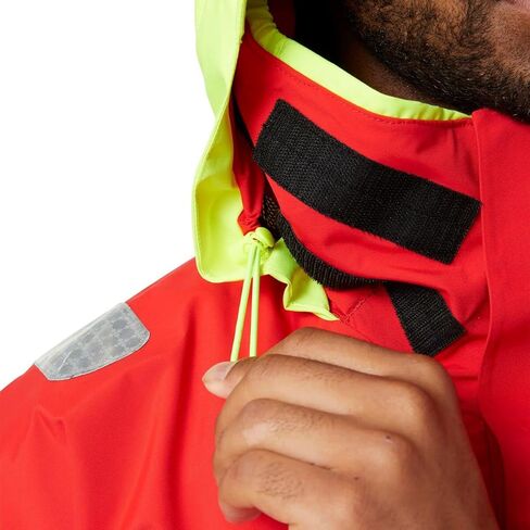 Helly Hansen Skagen Waterproof Jackets for Men Featuring Windproof Sailing Fabric and Packable Neon Yellow Hood, GOLD RUSH - X Large in Saudi Arabia