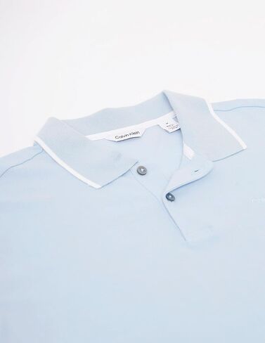 Calvin Klein Men's Stretch Pique Solid Tipped Polo in Saudi Arabia