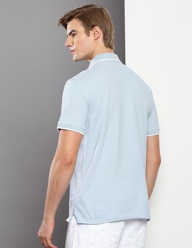 Calvin Klein Men's Stretch Pique Solid Tipped Polo in Saudi Arabia