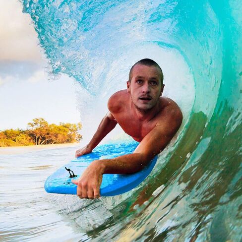 WOOWAVE Bodyboard 41 بوصة للأطفال والكبار، لوح الجسم مع EPS Core، سطح XPE، قاع أملس HDPE، يأتي مع مقود معصم ملفوف لجميع مستويات ركوب الأمواج in Kuwait