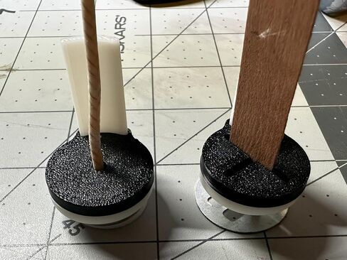 Adjustable Wick Centering Tool, Compatible with Wood and Cotton, 3D Printed ABS Plastic, Multi-Color, Multi-Wick Attachment, Wick Trimming Guide (Black) in Saudi Arabia