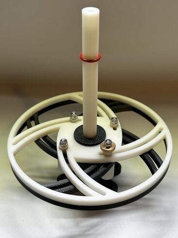 Adjustable Wick Centering Tool, Compatible with Wood and Cotton, 3D Printed ABS Plastic, Multi-Color, Multi-Wick Attachment, Wick Trimming Guide (Black) in Saudi Arabia