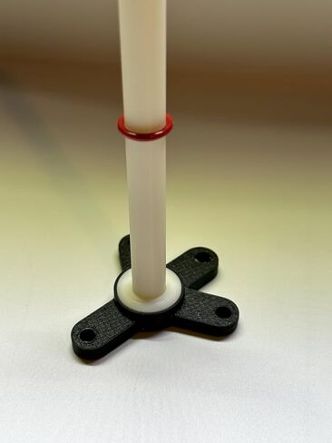 Adjustable Wick Centering Tool, Compatible with Wood and Cotton, 3D Printed ABS Plastic, Multi-Color, Multi-Wick Attachment, Wick Trimming Guide (Black) in Saudi Arabia