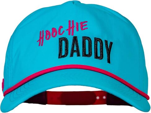 Combat Iron Hoochie Daddy Crushable Summertime Rope Hats for Men, Unstructured Snapback Performance Water-Resistant Baseball Cap Men & Women - Seamform Teal in Kuwait