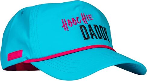 Combat Iron Hoochie Daddy Crushable Summertime Rope Hats for Men, Unstructured Snapback Performance Water-Resistant Baseball Cap Men & Women - Seamform Teal in Kuwait