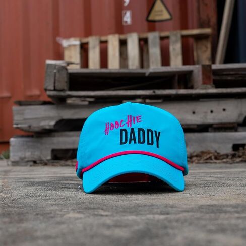 Combat Iron Hoochie Daddy Crushable Summertime Rope Hats for Men, Unstructured Snapback Performance Water-Resistant Baseball Cap Men & Women - Seamform Teal in Kuwait