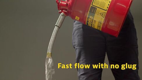 علبة أمان خضراء من Justrite سعة 1 جالون من النوع II للزيت مع مانع اللهب، وغطاء ذاتي الإغلاق، وفوهة معدنية مرنة مقاس 5/8 بوصة، مصنوعة في الولايات المتحدة الأمريكية، علبة تخزين قابلة للاشتعال من الفولاذ المجلفن، 7210420 in Kuwait