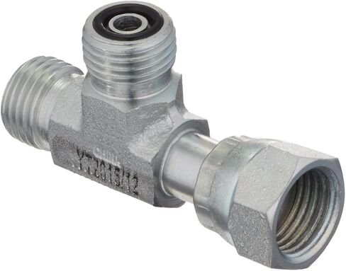 برينان FS6602-04-04-04-FG تركيب سدادة وجه دائرية من الفولاذ المطروق، 9/16 بوصة - 18 NPT × 9/16 بوصة - 18 NPT × 9/16 بوصة - 18 خيط NPT، 1/4 بوصة ختم وجه ذكر × 1/4 بوصة ختم وجه أنثى دوار × 1/4 بوصة ختم وجه ذكر in Saudi Arabia
