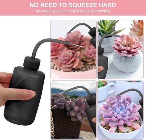 باتيكل 18 قطعة 8oz مختبر زجاجة ضغط 250 مل زجاجات غسيل بلاستيكية آمنة بخ زجاجة الوشم لتنظيف أدوات المياه تجارب الري النباتية لوازم الوشم (شفاف) in Kuwait