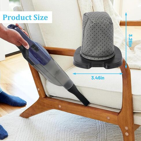 4 قطع غيار فلتر مكنسة CH701 متوافقة مع مكنسة Shark Cyclone PET المحمولة CH700، CH701، CH701C، CH700W، قطع غيار فلتر مكنسة Shark المحمولة باليد XDCFCH700. in Kuwait