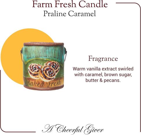 A CHEERFUL GIVER 95hr 20oz Scented Candle - Lavender Vanilla Bean Scented - Multi-Wick Glass Candle - Gifts For Men and Women in Saudi Arabia