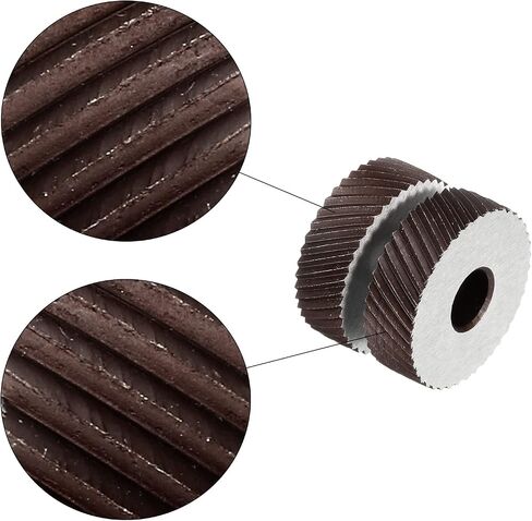 uxcell 2Pcs 26x8x8mm Knurling Wheel Kit 1.5mm Pitch Diamond Wheel Linear Knurl in Saudi Arabia