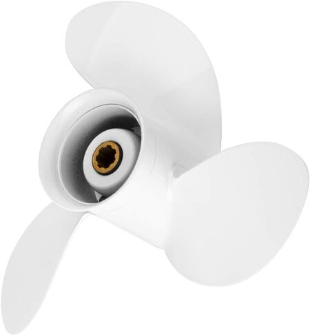 OEM Outboard Propeller 12 1/4x9 Aluminum Boat Propeller fit Yamaha Engines 25-60HP 3-1/2" Gearcase Engines 13 Spline Tooth OEM Parts No.663-45956-01-00,RH in Saudi Arabia