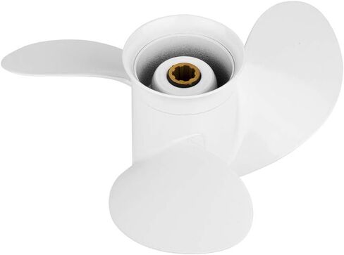 OEM Outboard Propeller 12 1/4x9 Aluminum Boat Propeller fit Yamaha Engines 25-60HP 3-1/2" Gearcase Engines 13 Spline Tooth OEM Parts No.663-45956-01-00,RH in Saudi Arabia