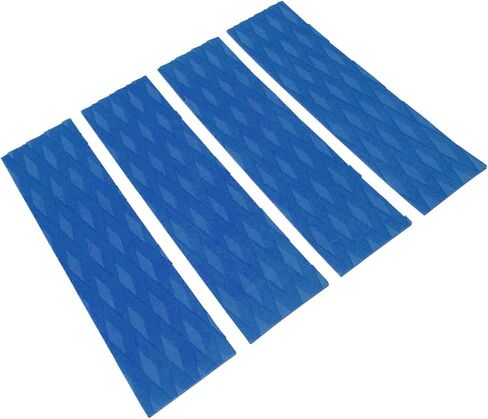 4Pcs Surfboard Traction Pad, Anti Slip Design Rhombus Enhanced Safety Premium Secure Attachment for Skimboards Kayak in Kuwait