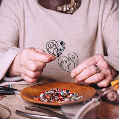 UTILE Armature سلك ألومنيوم 100 قدم 17 قياس 1.4 مم سلك قابل للانحناء بأكسيد حرفية - نحت سلك فضي معدني لأشجار البونساي والطين والحرف اليدوية والنباتات والبستنة والديكور وصناعة المجوهرات (فضي) in Kuwait