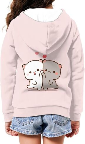 Hoodies for Girls Boys Atheltic Sweatshirt Jacket Size S-XL Soft Lightweight with Hooded and Pocket in Saudi Arabia