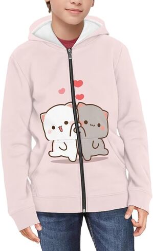 Hoodies for Girls Boys Atheltic Sweatshirt Jacket Size S-XL Soft Lightweight with Hooded and Pocket in Saudi Arabia