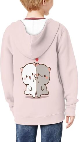 Hoodies for Girls Boys Atheltic Sweatshirt Jacket Size S-XL Soft Lightweight with Hooded and Pocket in Saudi Arabia
