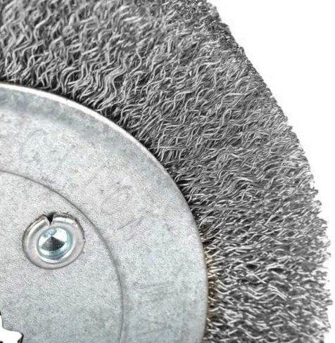 Surface Conditioning Tool 4.7" x 4" Stainless Steel Wire Brush Drum (0.29mm Wire) Abrasive Wire Wheel for Metal Surface Polishing Grinding Removing in Saudi Arabia