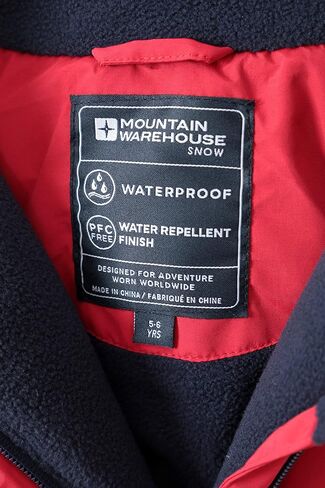 Mountain Warehouse Cloud Kids All in 1 Snowsuit - Waterproof Skisuit Light Purple Kids 2-3 Yrs (92-98 cm) in Kuwait