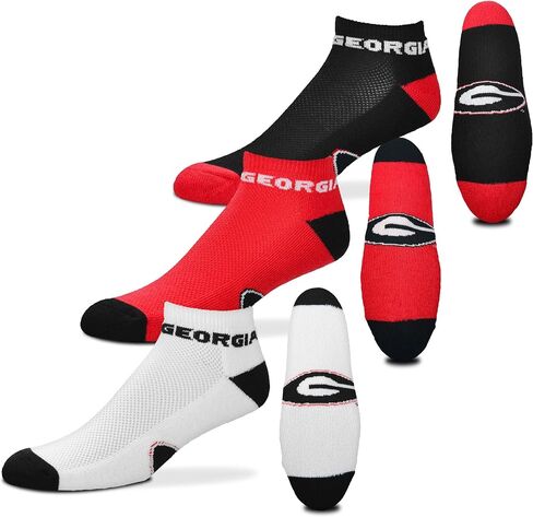 For Bare Feet NCAA Mens Money Ankle Socks-3 Pack-Oklahoma Sooners-Large (10-13) in Saudi Arabia