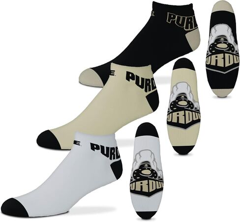 For Bare Feet NCAA Mens Money Ankle Socks-3 Pack-Oklahoma Sooners-Large (10-13) in Saudi Arabia