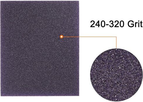 HARFINGTON 21pcs Sanding Sponges 320-400 Grit 4" x 5" Reusable & Washable, Double-Sided Flexible Hand Sanding Block for Wood Drywall Metal Furniture Polishing, with 2.5" Paint Brush, Blue in Saudi Arabia