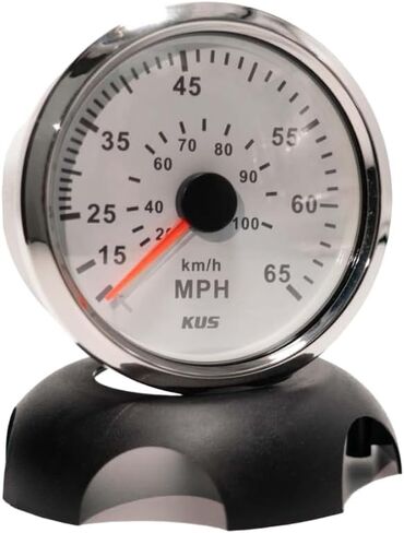KUS CPOB-BS، 65 كيلو، مقياس السرعة، 12 فولت / 24 فولت، 3 3/8 بوصة (85 ملم) مع إضاءة خلفية in Kuwait