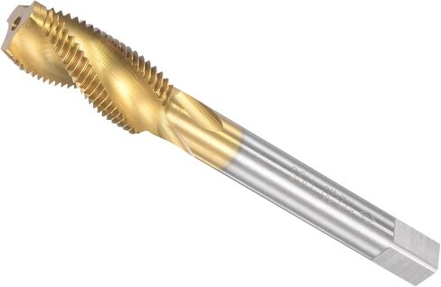 Spiral Flute Threading Tap, 10-32 UNF Thread Size 3 Flutes, High Speed Steel Tapping Tool - (Applications: for Processing Holes & Sticky Materials) in Saudi Arabia