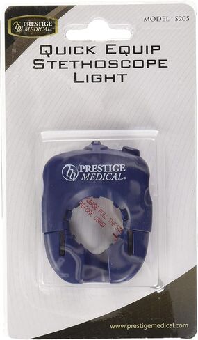 سماعة الطبيب برستيج الطبية السريعة المزودة بإضاءة LED، باللون الأسود، 0.55 أونصة in Kuwait