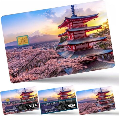 Credit Card Skin Card Stickers for Debit Card, Credit,Key Card 4PCS Bank Card,No Bubble,Slim,Removable,Waterproof,Fade Resistant,scratch-resistant Card Cover (Model7) in Saudi Arabia
