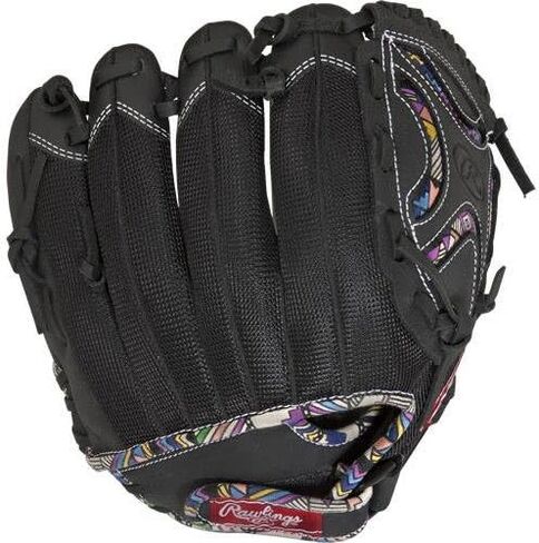 قفاز Rawlings Sporting Goods Champion Lite Series Sizenameinternal" مع شبكة سلة CL125B، أسود، 12.5 in Saudi Arabia