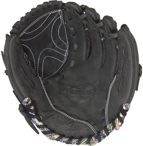 قفاز Rawlings Sporting Goods Champion Lite Series Sizenameinternal" مع شبكة سلة CL125B، أسود، 12.5 in Saudi Arabia