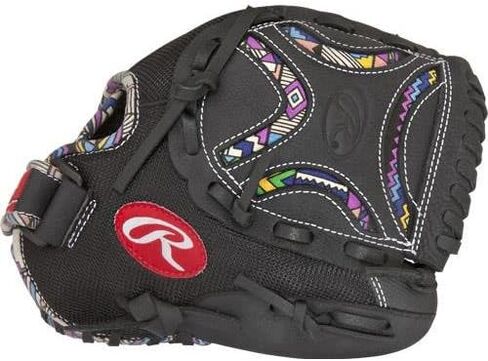 قفاز Rawlings Sporting Goods Champion Lite Series Sizenameinternal" مع شبكة سلة CL125B، أسود، 12.5 in Saudi Arabia