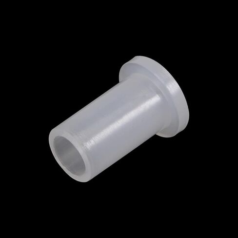 4 قطع من محامل الأكمام ذات الحواف المصنوعة من النايلون [تجويف 8 مم × 10 مم OD × طول 12.5 مم] البطانات البلاستيكية المصنوعة من النايلون للعمود، باللون الأبيض in Kuwait
