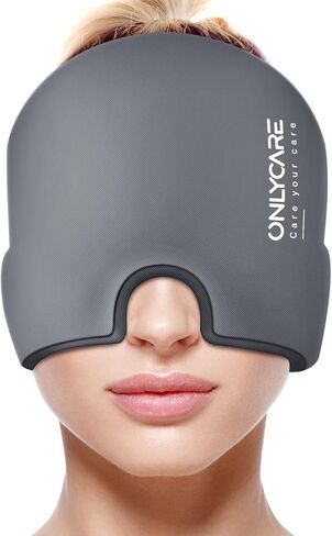 ONLYCARE Migraine Relief Cap, Upgraded Odorless Migraine Ice Head Wrap, Headache Relief Hat for Migraine in Saudi Arabia